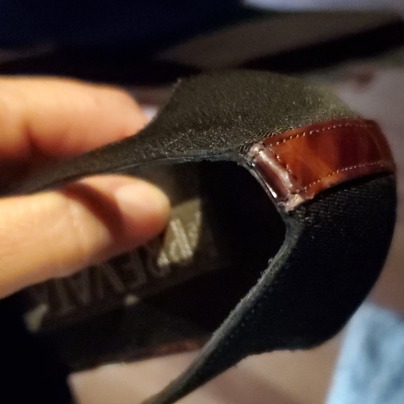 Prevata Womens Italian Heels Faux Tortoise Shell Pointed Toe Leather Sole 6 AA - Picture 13 of 14